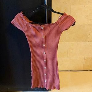 Off the shoulder dress